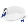 image:imageMaxxima 4 in 5 CCT UltraThin Recessed LED Gimbal Downlight 700 Lumens Color Selectable 2700K5000K 2700K3000K3500K4000K5000K Dimmable Canless Slim IC Rated Junction Box Included4 Inch