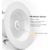 image:imageMaxxima 5 in amp 6 in Retrofit LED PIR Motion Sensor Downlight  1300 Lumens 14 Watts 5 CCT 2700K3000K3500K4000K5000K Energy Efficient Indoor Ceiling Lighting Fixture4 Inch