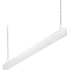 image:imageMaxxima 4 ft LED Linear Strip Light Fixture Selectable Color TemperatureWattage Shop Light 5 CCT up to 5600 Lumens Hardwired Dimmable Commercial Ceiling Lighting
