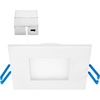image:imageMaxxima 3 Ultra Thin Square LED Downlight 450 Lumens 5CCT BlackWhite