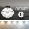image:imageMaxxima 1 White Trimless AntiGlare LED Downlight 500 Lumens 5 CCT1 Inch
