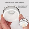 image:imageMaxxima 1 White Trimless AntiGlare LED Downlight 500 Lumens 5 CCT1 Inch