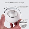 image:imageMaxxima 1 White Trimless AntiGlare LED Downlight 500 Lumens 5 CCT6 Inch