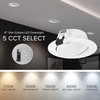 image:imageMaxxima 4 Slim Recessed LED Gimbal Downlight 850 Lumens 5 CCT White