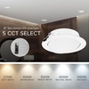 image:imageMaxxima 6 Slim Recessed LED Gimbal Downlight 1000 Lumens 5 CCT White